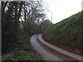 Minor road to Holloway Barton in EX6 7YA