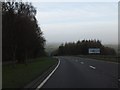 The northbound carriageway of A380 descending Telegraph Hill in EX6 7XL