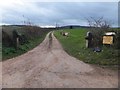 Road to Helwell Barton Farm in EX6 8NL