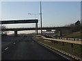 M62 motorway - Whitefield Lane overbridge in L35 1RH