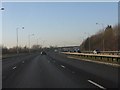 M62 motorway west of junction 6 in L35 1RH