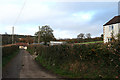 Buckland St Mary: lane to Moore Farm in TA3 7EB