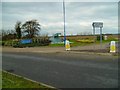 Roundabout and sculpture north of Selsey in PO20 9DS