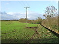 Footpath And Green Field in Thorpe Morieux