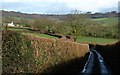 Lane to the A373 in EX14 3ET