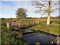 Footbridge over River Pont in Stamfordham