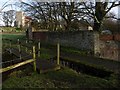 Bridges over How Burn west of St Mary's Church in Stamfordham