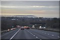 North Somerset : M5 Motorway Southbound in BS21 6QT