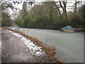 Slush on the towpath in GU51 5NJ