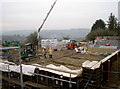 Concrete pouring into the footings in BA2 1PH