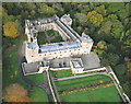Aerial view of Naworth Castle in CA8 2HF