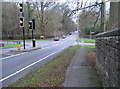 Crossroads at Brockley Combe and the A370 in BS48 4AY