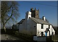 Cottage and church, Ashwater in EX21 5EJ