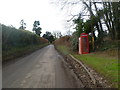 Moor Crichel, phone box in BH21 5DU