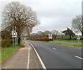 Different signs, same message on the A48 west of Crick in NP26 5NN