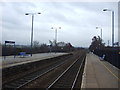 Railway running south from Swinton Station in S64 5WB