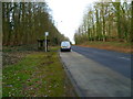 Bus stop on Epsom Road south of Clandon Park in GU4 8WA