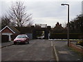 Railway bridge over The Maltings in NG31 8JN