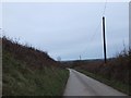 Minor road west of Frost's Corner in EX19 8NF