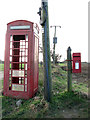 K6 telephone box on the corner of Miles's Loke, Catfield in NR29 5DA