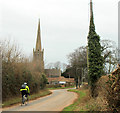 2012 : Approaching Court Farm on Church Lane near Winterbourne in BS36 1SG