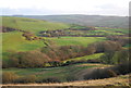 View south from Chilcombe Hill in DT2 9EQ