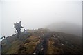 Approaching the summit of Barrow in Above Derwent