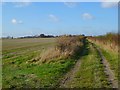 Farmland and track, Hilmarton in SN11 8ST