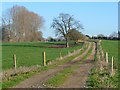 Track and farmland, Hinton Waldrist in SN7 8RS