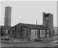 Old broken RAF buildings at Penston, East Lothian in EH33 2AJ