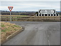 Road junction near Drem in EH39 5AP