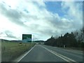 A92 approaching Parbroath crossroads in KY15 4NS