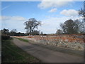 The wall to the Park in East Stoke