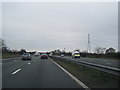 M6 southbound near Moss Farm in ST7 2TA