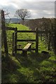 Stile near Higher Stout Farm in EX14 9LZ