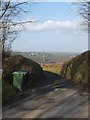 The road to Poadmarsh (farm) in EX36 4QW