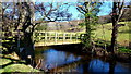 Footbridge over the Honddu in Crucorney Community