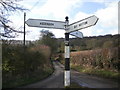 Road junction near Little Bixbottom Farm in RG9 6BN