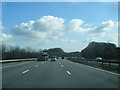 M40 southbound near Wycombe Marsh in HP10 9HE