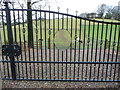 Gates to an equine property near Rudry in Rudry Community