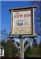 New Inn (2) - sign, 10 Doctors Hill, Bournheath in B61 9JG