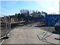 Building site for new houses on Ruthin Road, Mold in CH7 1QU