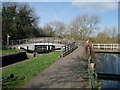 Cycle route 6 crossing the Grand Union Canal at Birstall Lock in LE4 4EH