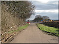 Roadworks where Longhedge Lane meets the Fosse Way in Syerston