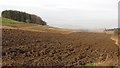 A ploughed field on Maggie Duncan's Hill in FK10 3QA