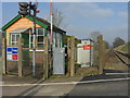 Unmanned level crossing near Tisbury in SP3 6NR