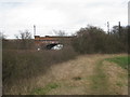 Footpath alongside Station Road in Broughton and Old Dalby
