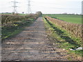 Track to Ulceby sewage works in DN39 6XU