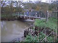 Footbridge over River Great Ouse at Odell in Odell