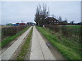 Farm track to Park Farm in PO20 1LL
